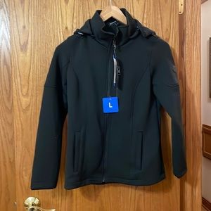 Andrew Marc women’s large neoprene jacket size large